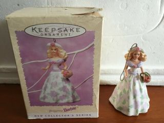 Hallmark Keepsake Ornament 1995 Springtime Barbie Collectors Series