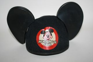 Vintage Disney Mickey Mouse Club Mouseketeers Hat Ears -