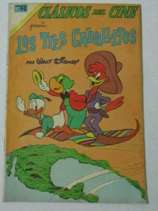 1969 Clasicos Del Cine Comic Walt Disney Three Caballeros Donald Panchito Pepe
