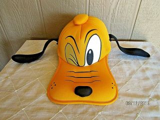 Disney Parks Adult Yellow Goofy Ear Hat Costume Halloween