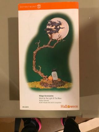 Department 56 Halloween Witch By The Light Of The Moon 56.  52879