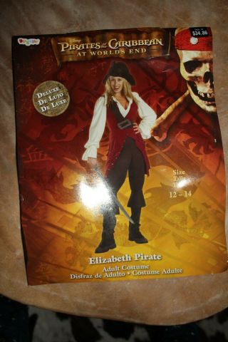 Halloween Costume Deluxe Elizabeth Swann Pirates Of The Caribbean