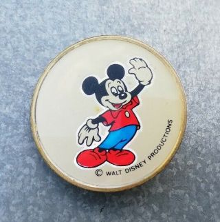 Vintage Disney Mickey Mouse Pin Badge Rare