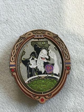 Disney Trading Pin Snow White Wicked Witch Spinner Le300