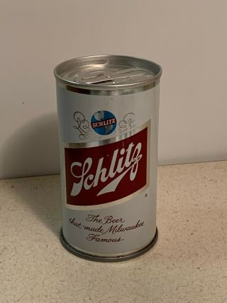 Schlitz Zip Tab Vintage Beer Can,  Milwaukee,  Wi - Air Filled No Contents In Can