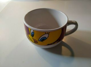 1998 Looney Tunes Warner Bros.  Tweety Bird Gibson Oversized Soup Coffee Mug
