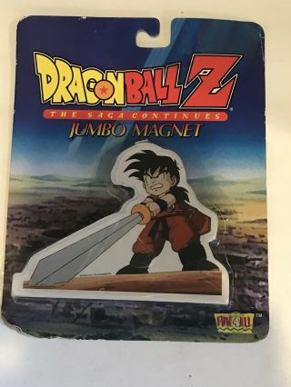 Vintage Dragonball Z Dragon Ball The Saga Continues 2000 Gohan Jumbo Magnet Nos