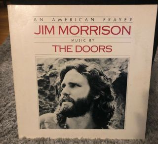 Jim Morrison Music By The Doors “an American Prayer” Vinyl Lp Red Label (1978)