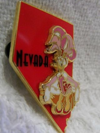 2002 Disney 3D Trading Pin State Character Nevada Daisy Duck Showgirl 2