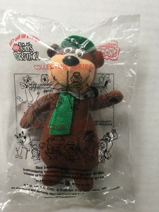 Vintage 6 " Yogi Bear Plush Toy Dq Cartoon Network Hanna Barbera,