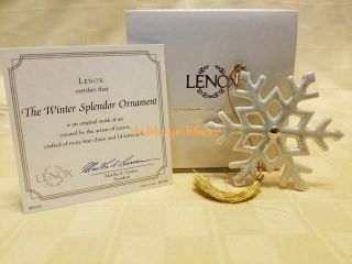 Lenox Winter Splendor Snowflake Christmas Ornament