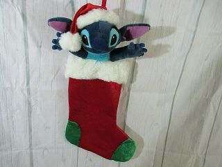 Disney Stitch Plush Christmas Stocking 23 "
