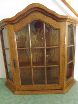 21 " Wooden Curio Cabinet