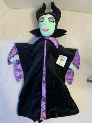 Disney Store Queen Maleficent Stuffed Doll Sleeping Beauty 22 " Plush W/ Tags