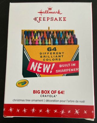 2016 Hallmark Keepsake Ornament Big Box Of 64 Crayola Crayons