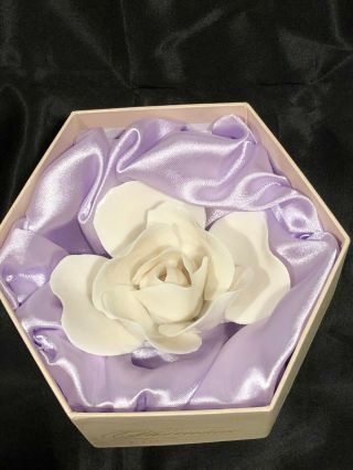 Florentine Fine Porcelain White Rose By I.  Godinger And Company