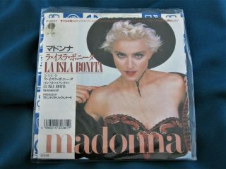 Madonna La Isla Bonita Japan 7  Vinyl Record 1986 Rare No Ad Cover