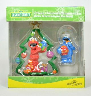 Elmo & Cookie Monster Sesame Street Christmas Tree Ornaments Kurt S Adler