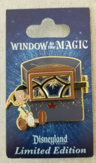 Dlr - Window To The Magic - Pinocchio - Le1000 - Disney Pin