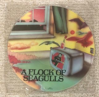 A Flock Of Seagulls - S/t Self Titled Debut Lp 1982 Picture Disc Rare Jive I Ran