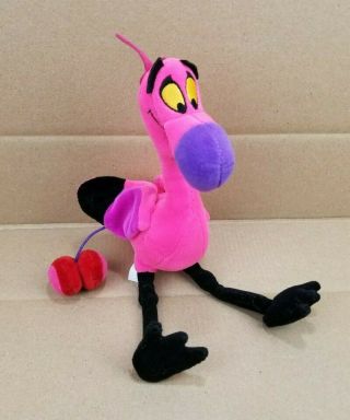 Walt Disney Fantasia Yo Yo Flamingo 12 " Bean Bag Plush Stuffed Animal Toy Doll