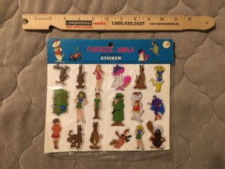 Rare 1979 Scooby Doo Funtastic World Of Hannah Barbera 3D Stickers 2
