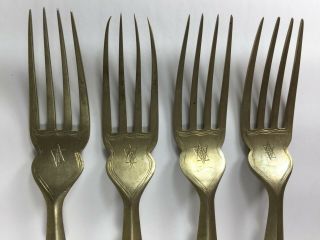 Vintage Silver Plated Forks Marked With Star Of David Passover Judaism Jewish