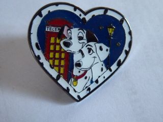 Disney Trading Pin 132744 Loungefly - 101 Dalmatians - Pongo & Perdita Heart