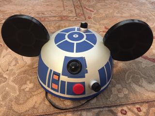 Star Wars R2 - D2 Mickey Mouse Ears Hat Disney Costume - At Disney Parks Only