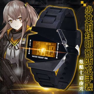 Anime Girls Frontline Led Waterproof Touch Screen Watch Cosplay Wristwatch Gift