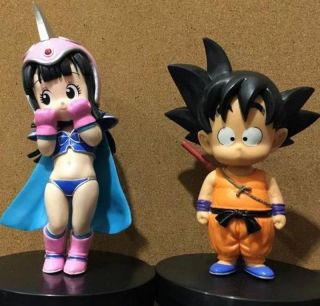 13cm Dragon Ball Z Dbz Young Son Goku/gokou & Chichi Figure Toys Gifts