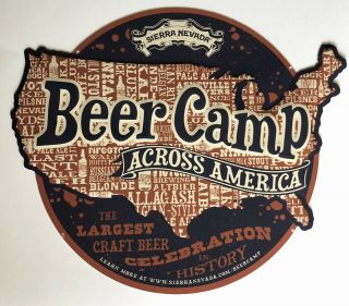 Sierra Nevada Beer Camp Across America Tin Metal Sign