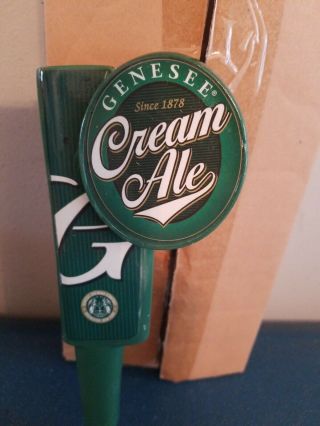 (L@@K) genesee cream ale beer handle Rochester york bar pub mib 2