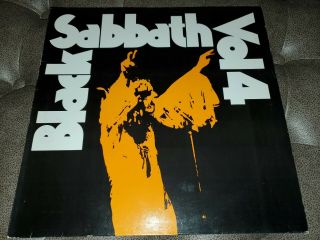 Black Sabbath Vol.  4 Lp Vinyl Vg,  Cover Vg,  1985 Reissue Germany Nel 6005 Nems
