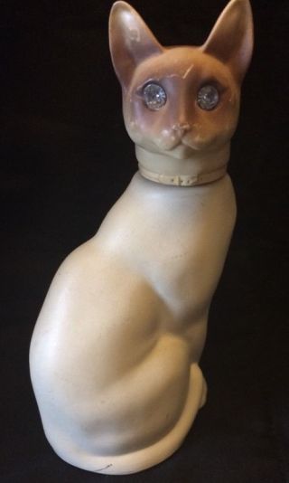 Vintage 1960s Avon Cologne Siamese Cat Bottle