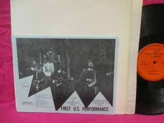 The Beatles First U.  S.  Performance Live At Carnegie Hall Feb 12 1964 Lp