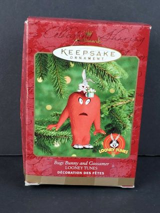 Hallmark Keepsake Bugs Bunny And Gossamer Looney Tunes Christmas Ornament