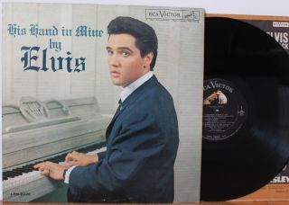 Elvis His Hand In Mine Lp (rca Victor Lpm - 2328,  Orig 1960) Vg,  Vinyl