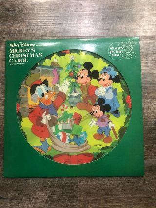 Walt Disney Mickeys Christmas Carol Picture Disc