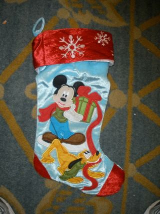Disney Mickey & Pluto Christmas Stocking
