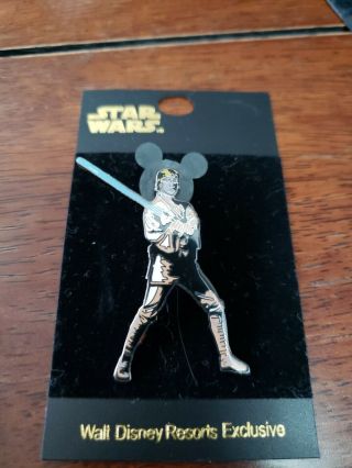 2002 Star Wars Weekend Luke Skywalker Walt Disney Resorts Exclusive Pin