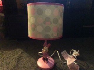 Disney Minnie Mouse Stick Lamp Pink