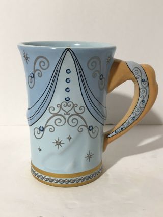 Disney Parks Cinderella Autograph Ceramic Mug Authentic Coffee Tea