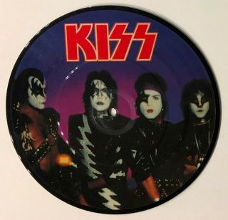 M - 7 " Picture Disc Kiss A World Without Heroes / Mr.  Blackwell Kiss P002 Uk 1981