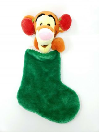 Walt Disney Company Plush Tigger Stocking Winnie The Pooh Christmas Holiday 22 "