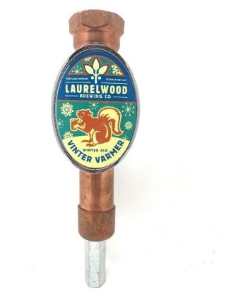 Laurelwood Brewing Vinter Varmer Copper Pipe Tap Handle Keg Pull Portland Or U1a
