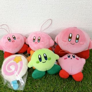 Japan Anime Game Nintendo Kirby Plush Doll Mascot Strap Charm Prize S49