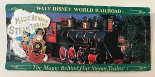 2003 Walt Disney World Railroad The Magic Behind Our Steam Trains Tour Lapel Pin