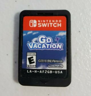 Go Vacation: Nintendo Switch (game Card Only / Missing Case)
