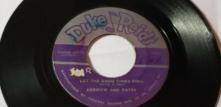 Rare/ska Derrick Morgan&patsy - Let The Good Times Roll On Duke Reid Label